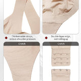 Sorelyne® Women's Tummy Control Seamless Ice Silk Summer Bodysuit Compression V Neck Body Shaper