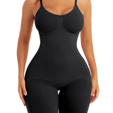 Seamless Light Support Tummy Control Thigh Slimmer Bodysuit Shapewear