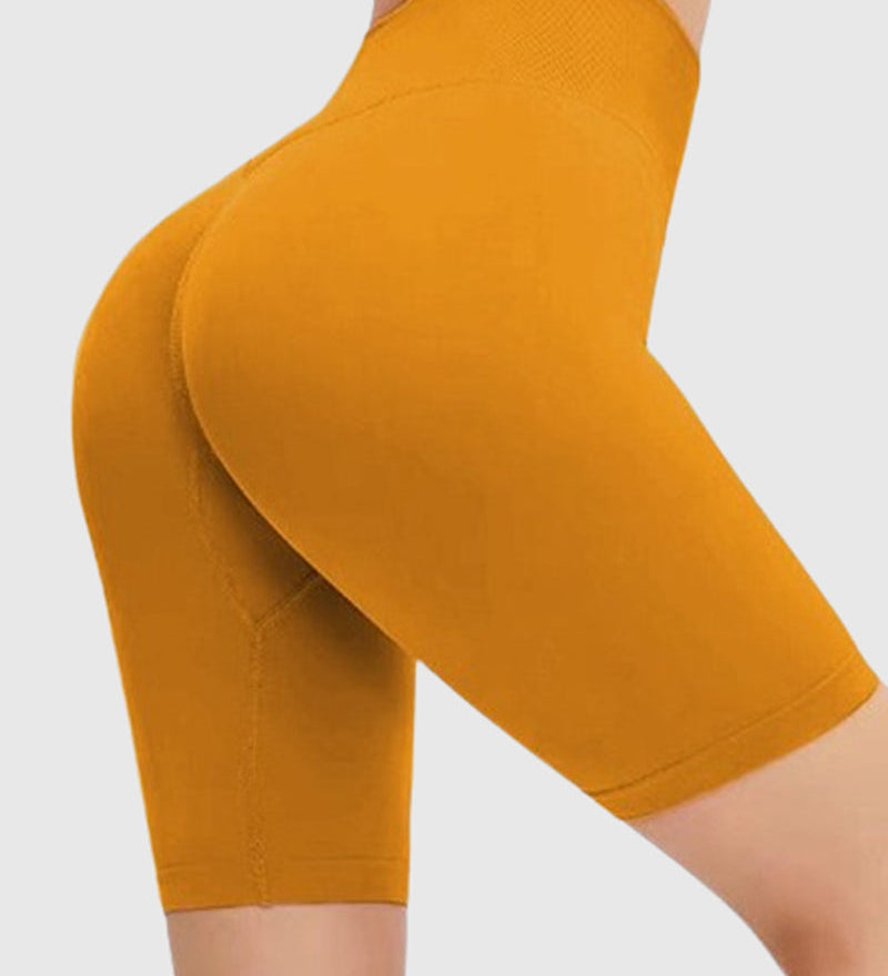 Yoga Shorts High Waist Seamless Hip Lift Shorts