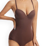 Breast Push Up Butt Lift Bodysuit Shapewear With Bra