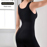 2 in 1 Seamless Double Tummy Control Mid Length Bodysuit