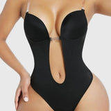 Shapewear Women Plus Size Backless Shapewear Integrated Bra Body Shaper Seamless Open Crotch Shapewear
