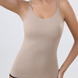 Women's Seamless Tummy Control Shapewear Tank Tops Low Back Compression Vest