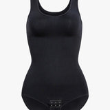 Women's Seamless Round Neck Tummy Control Briefs Bodysuit