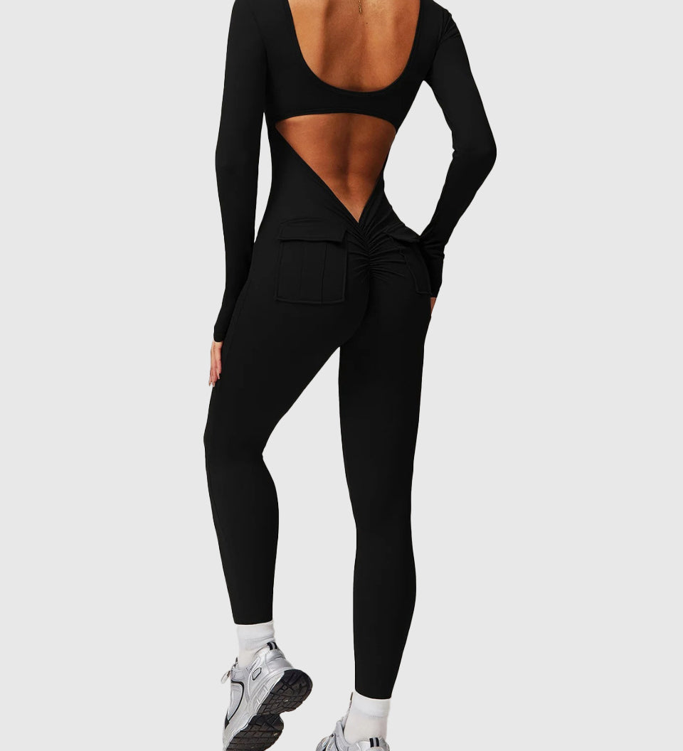 Back Pockets Jumpsuit