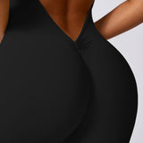 Peach Hip-lifting and Beautiful Back Quick-drying Yoga Jumpsuit