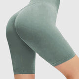 Yoga Shorts High Waist Seamless Hip Lift Shorts