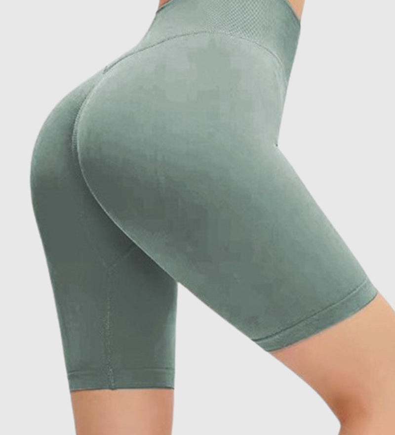 Yoga Shorts High Waist Seamless Hip Lift Shorts