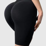 Yoga Shorts High Waist Seamless Hip Lift Shorts