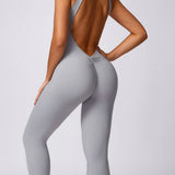 Peach Hip-lifting and Beautiful Back Quick-drying Yoga Jumpsuit
