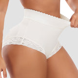 Women's Triangle Mid Waist Hip Lifting Tummy Control Shapewear Shorts