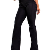 Sorelyne® High Rise Skinny Flared Jeans With Elastic Waistband