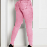 Sorelyne® High-Waisted Butt-Lifting Tummy Skinny Ripped Jeans