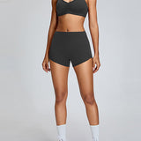 Seamless Hip-lifting Sports Yoga Shorts