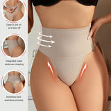 Shapewear Control Panties With Hook And Eye Closure And Thong Design