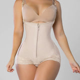 Sorelyne® Tummy Control Girdle Shaper Bodysuit Zipper Opern Bust