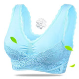 Women's Front Cross side Buckle Steelless Push up Sports Bra