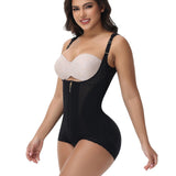 Sorelyne® Seamless Mesh Splicing Firm Control Shapewear Open Bust Butt Lift Bodysuit