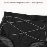 Mid Rise Cross Compression Shapewear Underwear Mesh Tummy Control Shaping Panty