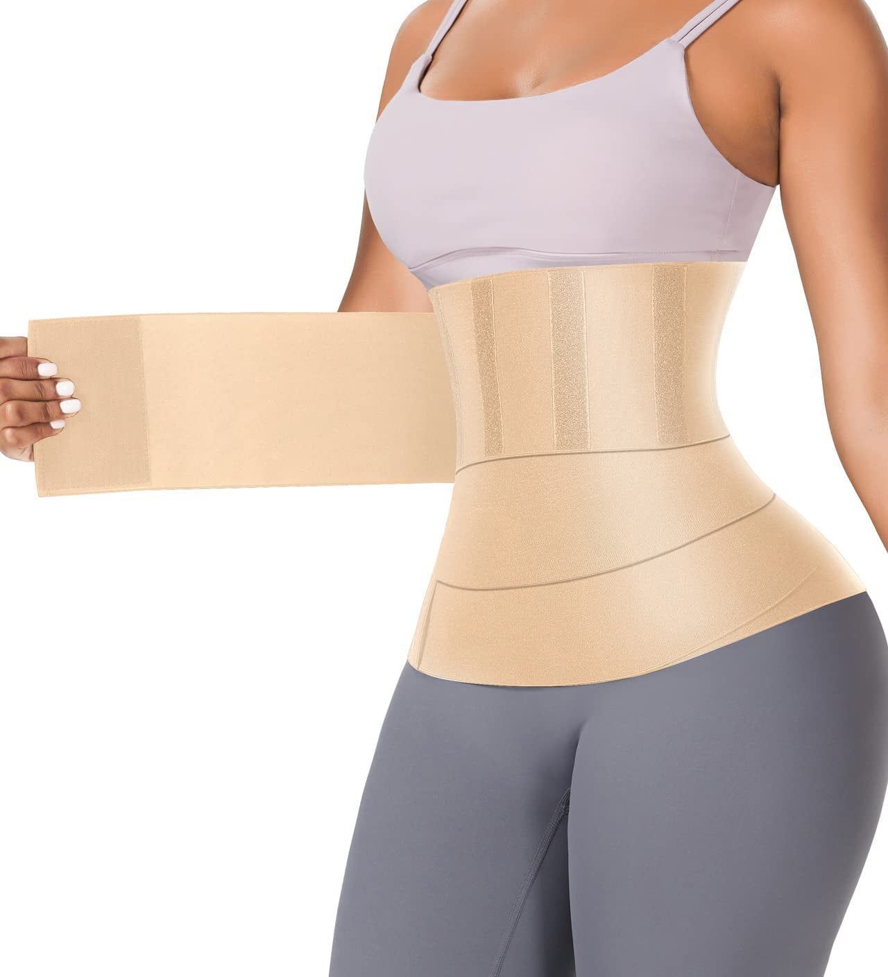 Waist Trainer For Women Belt Waist Cincher Tummy Wrap Plus Size Snatch Up Bandage