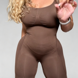 Seamless Easy Release Back Mid Thigh Seamless Tummy Control Shaping Bodysuit