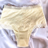 Lace Mid-waisted Shaped Panties Underwear Breifs