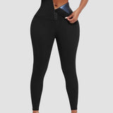 High Compression Butt Lifting Wide Waistband Shaper Leggings
