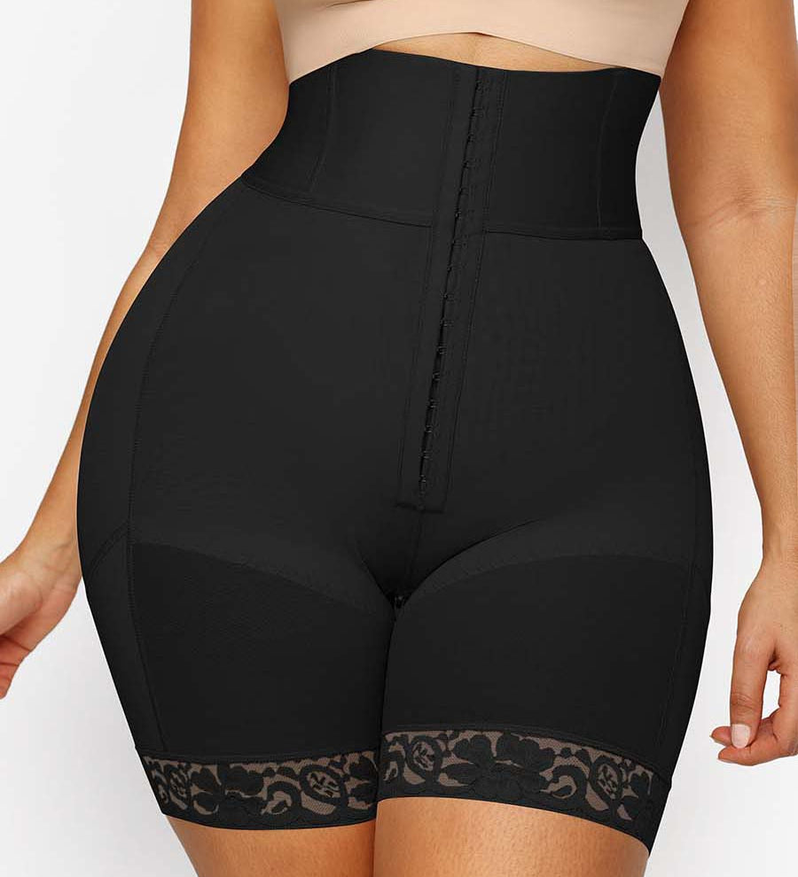 3 Boned Sculpt High Waist Tummy Control Booty Shorts
