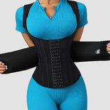 Steel Boned Mesh Waist Trainer Vest Breathable Abdominal Sculpting Belt Corset