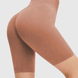 Yoga Shorts High Waist Seamless Hip Lift Shorts