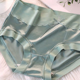 Luxury High Waist Tummy Control Satin Panties
