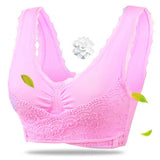 Women's Front Cross side Buckle Steelless Push up Sports Bra