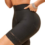 Sorelyne® Double Compression Butt Lifter Zipper Shorts High Waisted Butt Pads Seamless Body Shaper Short