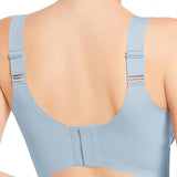 Smooth No Underwire V Neck Bra Seamless Full Coverage Comfort Push Up Bra