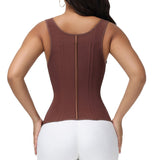 Waist Trainer for Women Body Shaper Corset Vest Tank Top with Steel Bones