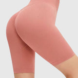 Yoga Shorts High Waist Seamless Hip Lift Shorts