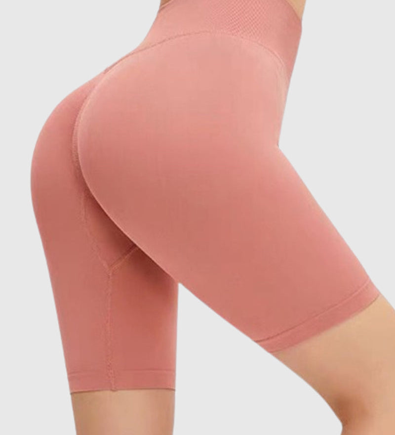 Yoga Shorts High Waist Seamless Hip Lift Shorts