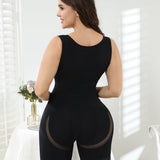Sorelyne® Black Tummy Control Full Body Hook and Eye Bodyshaper Shapewear