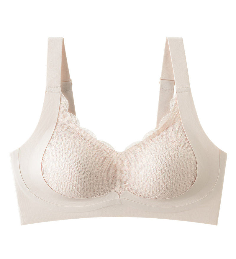 Women's Seamless Wireless Anti-sagging Minimizer Thin Adjustment Bra