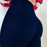 Sorelyne® Black Slim Fit Tummy Control Zipper Butt Lift Leggings