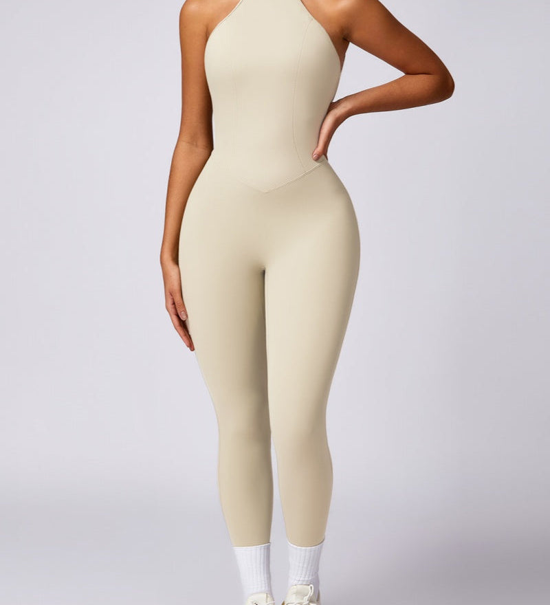 Peach Hip-lifting and Beautiful Back Quick-drying Yoga Jumpsuit