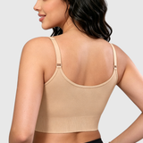 Adjustable Strap Front Hook Smoothing Unlined Wireless Bra