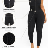 Sorelyne® Women's Sleeveless Jumpsuit Tummy Control One Piece Waistband Bodycon Yoga Romper
