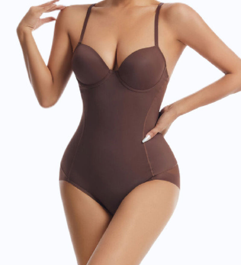 Breast Push Up Butt Lift Bodysuit Shapewear With Bra