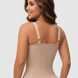 Sorelyne® Seamless Satin 18 Steel Bone Corset Vest Lace Cups Bustier Top