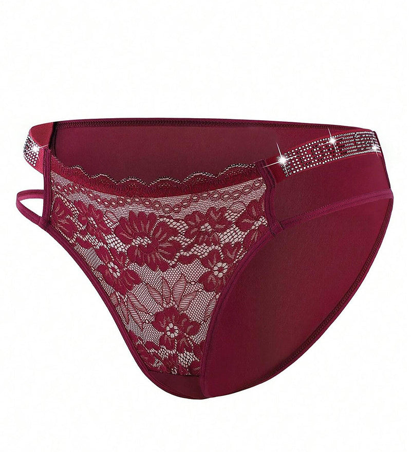 Women's Sexy Low Waist Cut Out Lace Comfort Panties