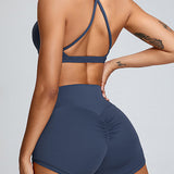Seamless Hip-lifting Sports Yoga Shorts