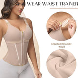Sorelyne® Girdles Colombianas Zip Front Steel Bone Tummy Control Waist Trainer