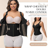Sorelyne® Girdles Colombianas Zip Front Steel Bone Tummy Control Waist Trainer