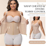 Sorelyne® Women's Boned Latex Zipper Corset Tummy Control Body Shaper Vest With Bra
